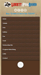 Mobile Screenshot of libertyprorodeo.com
